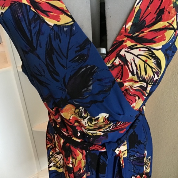 Evan Picone Wrap Dress size 16 - Picture 5 of 10